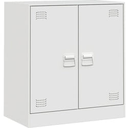 Credenza credenza cassettiera mobile contenitore organizer cucina soggiorno soggiorno 67 x 39 x 73 cm acciaio bianco