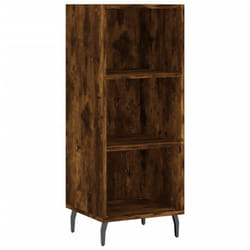 Credenza buffet cassettiera mobile contenitore organizer cucina soggiorno soggiorno 34,5 x 32,5 x 90 cm derivati del legno marrone
