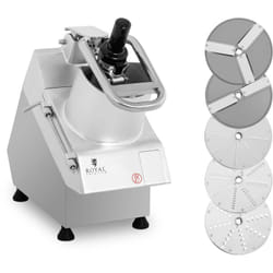 Helloshop26 - Robot tagliaverdure elettrico 750 watt 5 dischi diametro 205 mm