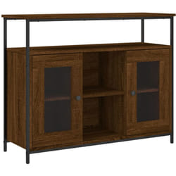Credenza cassettiera cassettiera mobile contenitore organizer cucina soggiorno soggiorno 100 x 35 x 80 cm derivati del legno marrone