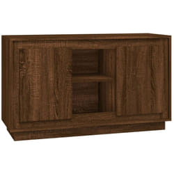 Credenza buffet cassettiera mobile contenitore organizer cucina soggiorno soggiorno 102 x 35 x 60 cm derivati del legno marrone