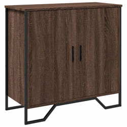 Credenza buffet cassettiera mobile contenitore organizer cucina soggiorno soggiorno 78 x 35,5 x 74,5 cm derivati del legno marrone