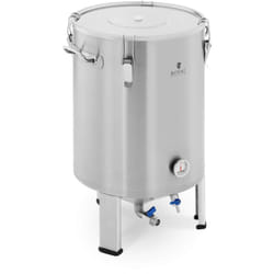 Helloshop26 - Serbatoio di fermentazione conico per fermentatore di birra in acciaio inossidabile (60 litri, intervallo di temperatura: 0-40 °c,