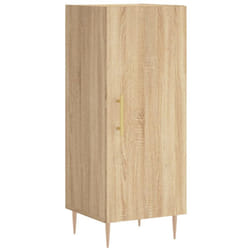 Credenza credenza cassettiera mobile contenitore organizer cucina soggiorno soggiorno Sonoma 34,5 x 34 x 90 cm legno composito marrone