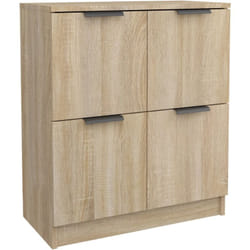 Credenza cassettiera cassettiera mobile contenitore organizer cucina soggiorno soggiorno Sonoma 60 x 30 x 70 cm truciolato marrone