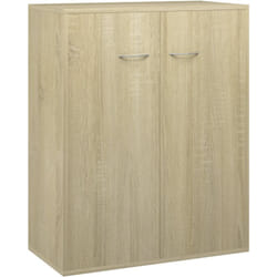Credenza cassettiera cassettiera mobile contenitore organizer cucina soggiorno soggiorno Sonoma 60 x 30 x 75 cm truciolato marrone