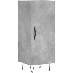 Credenza buffet cassettiera mobile contenitore organizer cucina soggiorno soggiorno 34,5 x 34 x 90 cm mdf grigio