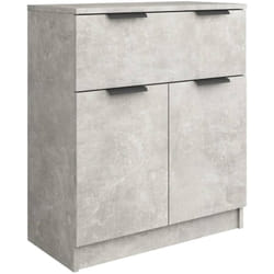 Buffet credenza cassettiera mobile contenitore organizer cucina soggiorno soggiorno 60 x 30 x 70 cm derivati del legno grigio