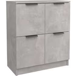 Dona un'aria di fascino moderno ai tuoi interni esistenti con questa credenza! Materiale facile da pulire: il multistrato è d ...