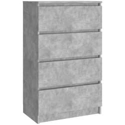 Credenza cassettiera cassettiera mobile contenitore organizer cucina soggiorno soggiorno 60 x 35 x 98,5 cm multistrato grigio
