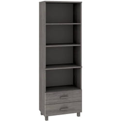 Credenza cassettiera cassettiera mobile contenitore organizer cucina soggiorno soggiorno luminoso 60 x 35 x 180 cm legno massello di pino grigio