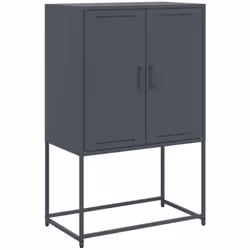 Questa robusta credenza alta in stile industriale costituisce un'aggiunta senza tempo al tuo salotto o camera da letto. Strut ...