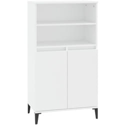 Buffet credenza cassettiera mobile contenitore organizer cucina soggiorno soggiorno alto 60 x 36 x 110 cm pannelli in mdf bianco