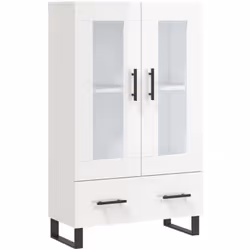Questa credenza alta aggiunge un fascino moderno ai tuoi interni esistenti! Materiale durevole: il legno composito è di quali ...
