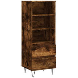 Buffet credenza cassettiera mobile contenitore organizer cucina soggiorno soggiorno alto 40 x 36 x 110 cm derivati del legno marrone
