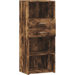 Buffet credenza cassettiera mobile contenitore organizer cucina soggiorno soggiorno alto 50 x 42,5 x 124 cm mdf marrone