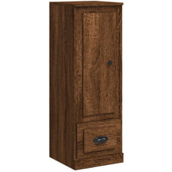Buffet credenza cassettiera mobile contenitore organizer cucina soggiorno soggiorno alto 36 x 35,5 x 103,5 cm derivati del legno marrone