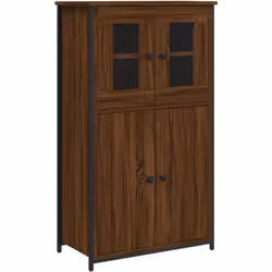 Questa credenza alta aggiunge un fascino moderno ai tuoi interni esistenti! Materiale robusto e durevole: il legno multistrat ...