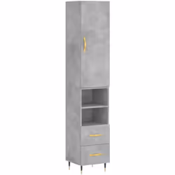 Questa splendida credenza alta aggiunge un fascino elegante ai tuoi interni esistenti! Materiale durevole: il legno ingegneri ...