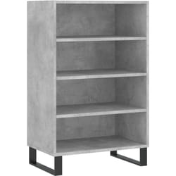 Buffet credenza cassettiera mobile contenitore organizer cucina soggiorno soggiorno alto 57 x 35 x 90 cm pannelli in mdf grigio