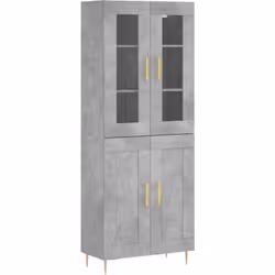 Questa splendida credenza alta aggiunge un fascino elegante ai tuoi interni esistenti! Materiale durevole: il legno ingegneri ...