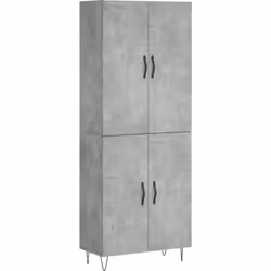 Questa splendida credenza alta aggiunge un fascino elegante ai tuoi interni esistenti! Materiale durevole: il legno ingegneri ...