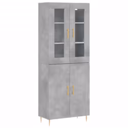 Questa splendida credenza alta aggiunge fascino elegante ai tuoi interni esistenti! Materiale durevole: il legno ingegnerizza ...