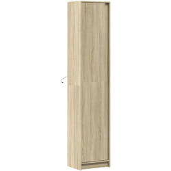 Credenza credenza cassettiera mobile contenitore organizer cucina soggiorno soggiorno alto LED Sonoma 41,5 x 32,5 x 200 cm legno composito marrone
