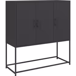 Questa robusta credenza alta in stile industriale costituisce un'aggiunta senza tempo al tuo soggiorno o camera da letto. Str ...