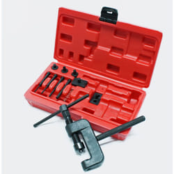 Helloshop26 - Separatore interruttore automatico rivettatrice tagliacatena catena moto officina fai da te rosso
