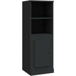 Credenza credenza cassettiera mobiletto portaoggetti organizer cucina soggiorno soggiorno alta 36 x 35,5 x 103,5 cm legno composito nero