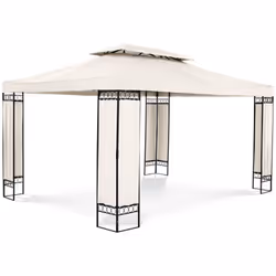 Altezza (colmo) 2,60 m Altezza dei montanti 2 m Dimensioni 3 x 4 m Dimensioni dei montanti 17 x 17 mm Dimensioni dei tubi del ...