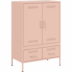Questa robusta credenza alta in stile industriale costituisce un'aggiunta moderna e senza tempo al tuo salotto o camera da le ...