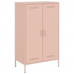 Buffet credenza cassettiera mobile contenitore organizer cucina soggiorno soggiorno alto 68 x 39 x 113 cm acciaio rosa