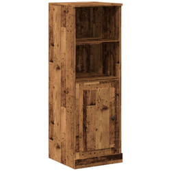 Helloshop26 - Buffet credenza cassettiera mobile contenitore organizer cucina soggiorno soggiorno alto legno vecchio 36 x 35,5 x 103,5 cm pannelli di
