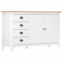 Mantieni tutto organizzato nei tuoi interni con la nostra elegante credenza in legno. Questa credenza è realizzata in legno m ...