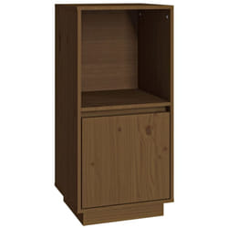 Credenza buffet cassettiera mobile contenitore organizer cucina soggiorno soggiorno 38 x 35 x 80 cm legno massello di pino marrone