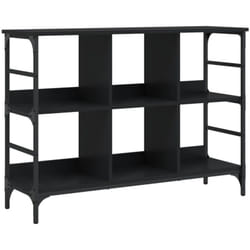 Credenza buffet cassettiera mobile contenitore organizer cucina soggiorno soggiorno 102 x 32 x 73,5 cm pannelli di mdf nero