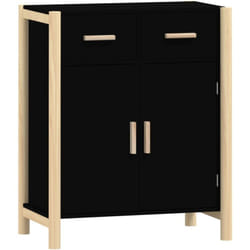 Helloshop26 - Credenza, credenza, cassettiera, mobiletto portaoggetti, organizer, cucina, soggiorno, soggiorno, 62 x 38 x 75 cm, pannelli in derivati