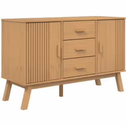 Questa credenza in legno dal classico design scandinavo è progettata per soddisfare le tue esigenze ed è una fantastica aggiu ...