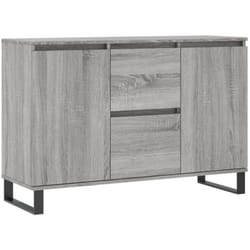 Credenza cassettiera cassettiera mobile contenitore organizer cucina soggiorno salonsonoma 104 x 35 x 70 cm pannelli compositi grigio