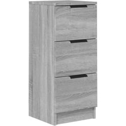 Credenza buffet cassettiera mobile contenitore organizer cucina soggiorno salonsonoma 30 x 30 x 70 cm mdf grigio