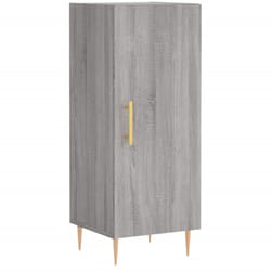 Credenza buffet cassettiera mobile contenitore organizer cucina soggiorno salonsonoma 34,5 x 34 x 90 cm mdf grigio