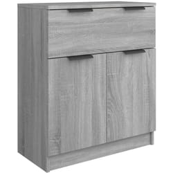 Credenza buffet cassettiera mobile contenitore organizer cucina soggiorno salonsonoma 60 x 30 x 70 cm pannelli in derivati grigio