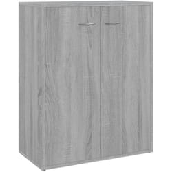Credenza cassettiera cassettiera mobile contenitore organizer cucina soggiorno salonsonoma 60 x 30 x 75 cm pannelli in mdf grigio