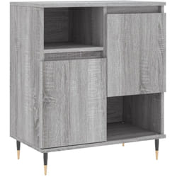 Credenza buffet cassettiera mobile contenitore organizer cucina soggiorno salonsonoma 60 x 35 x 70 cm mdf grigio