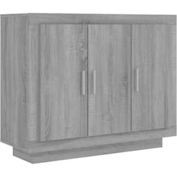 Buffet credenza cassettiera mobile contenitore organizer cucina soggiorno salonsonoma 92 x 35 x 75 cm pannelli in derivati grigio