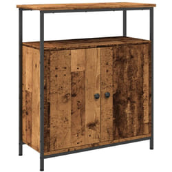 Buffet credenza cassettiera mobile contenitore organizer cucina soggiorno soggiorno legno vecchio 70 x 30 x 80 cm derivati del legno marrone