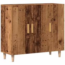 Questa credenza classica è pensata per essere un'aggiunta pratica e decorativa alla tua casa. Materiale durevole: il truciola ...