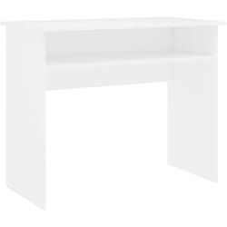 Helloshop26 - Scrivania tavolo postazione di lavoro mobile per computer studio 90 x 50 x 74 cm in mdf bianco